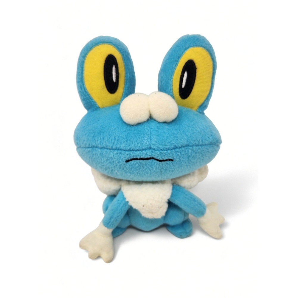 TOMY Pokemon Froakie Plush Toy 8in Kalos Region Starter XY Generation Soft